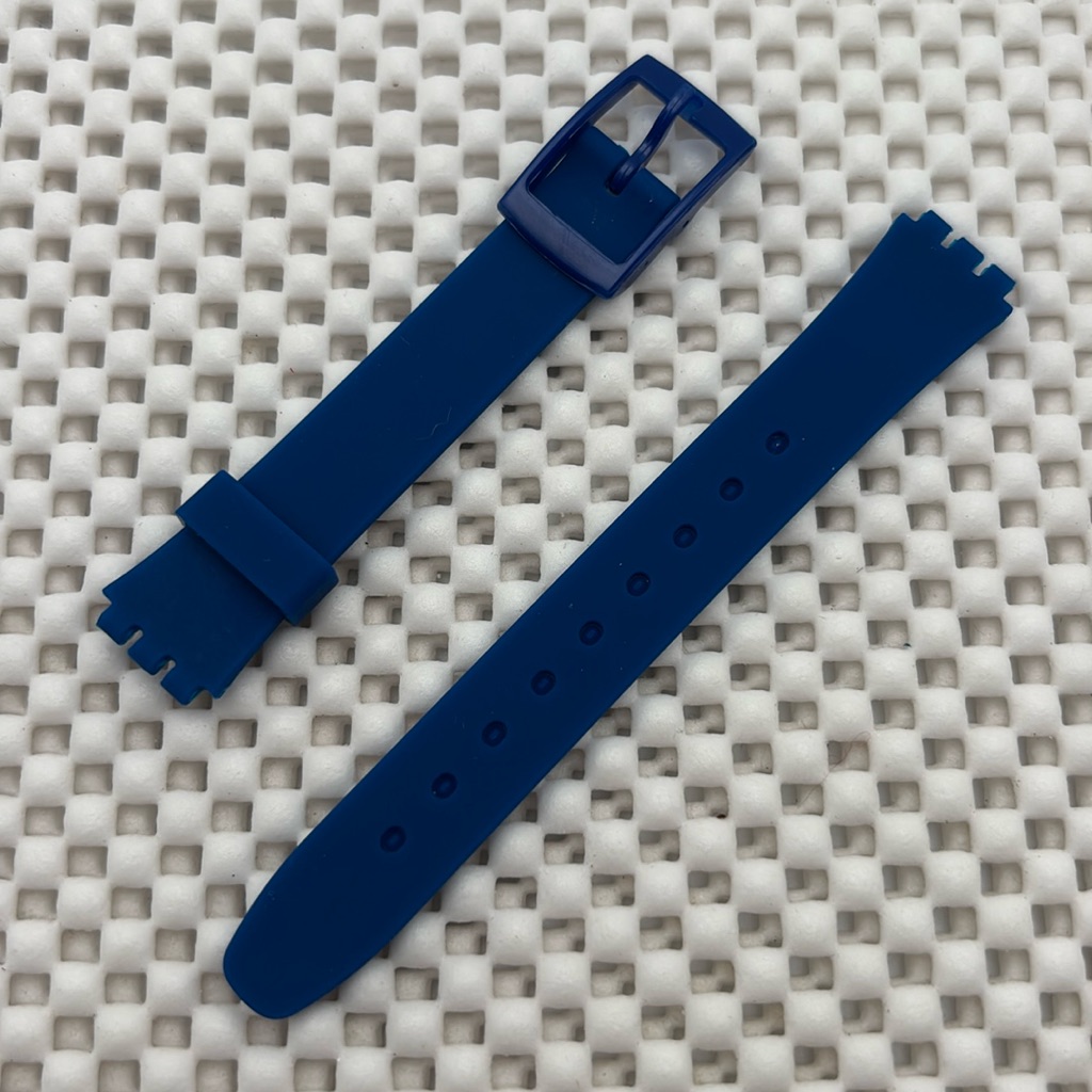 Blue Watch Band Strap Only  Fits Swatch Lady Model